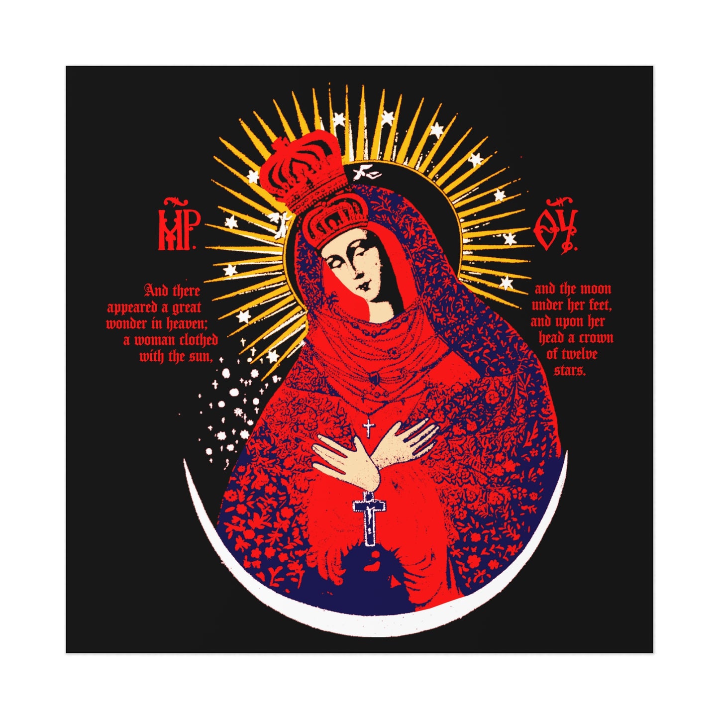 Our Lady the Gate of Dawn No. 1 | Orthodox Christian Art Poster