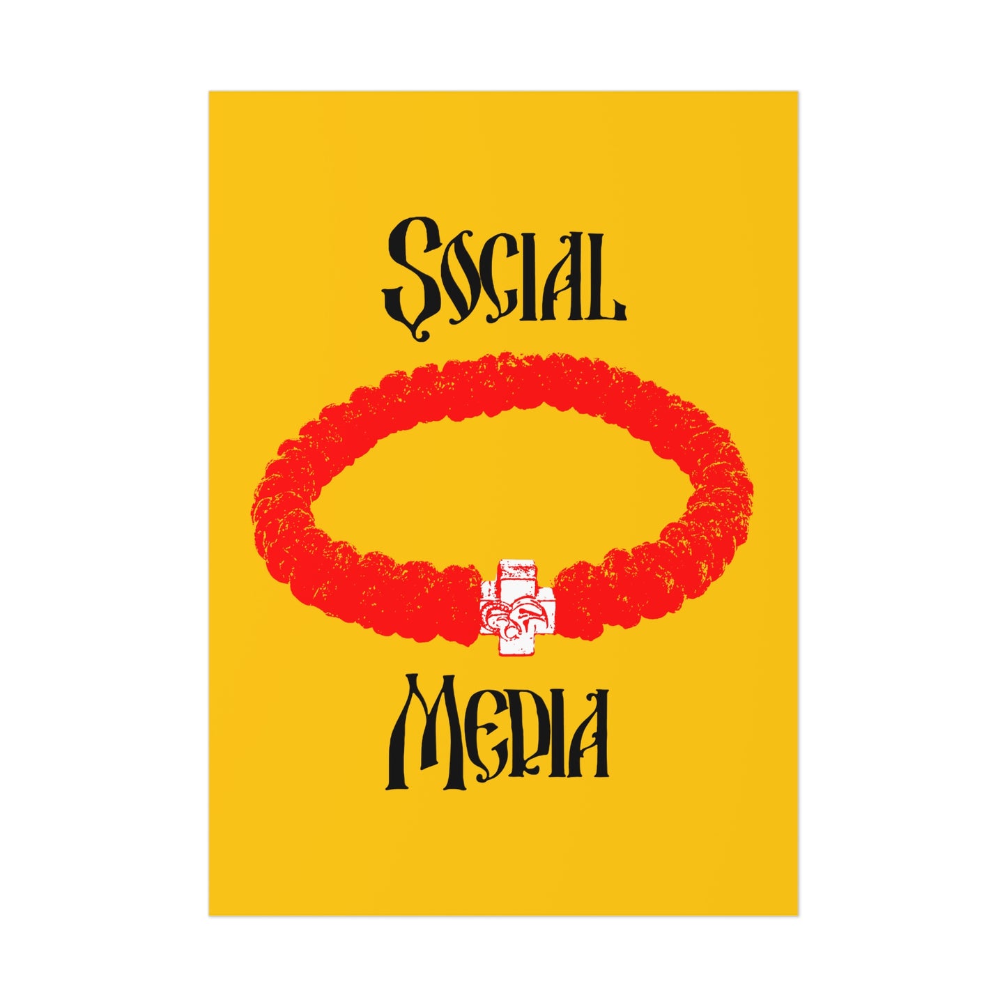 Social Media No. 2 (Prayer Rope)  | Orthodox Christian Art Poster