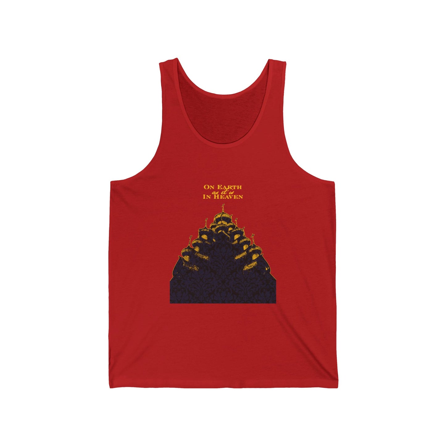 The Church: On Earth As It Is In Heaven | Lord's Prayer | Ancient Russian Wooden Church Design | Orthodox Christian Tank Top
