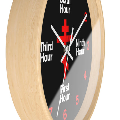 Liturgical Hours Wall Clock No. 1