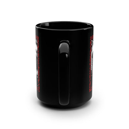 The Dead in Christ Shall Rise First | Gothic Graveyard Design | 1 Thessalonians 4:16 | Orthodox Christian Black Mug