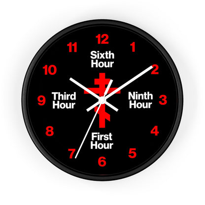 Liturgical Hours Wall Clock No. 1
