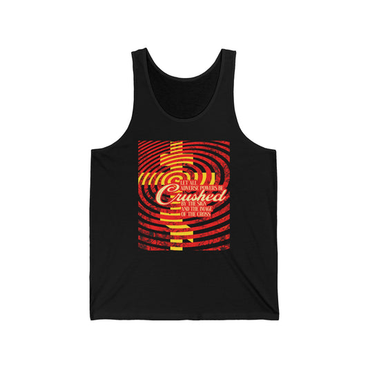 Let All Adverse Powers Be Crushed No. 2 | Orthodox Christian Jersey Tank Top / Sleeveless Shirt