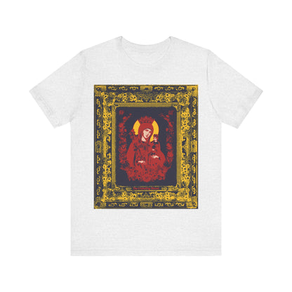 The Unfading Bloom (Theotokos Iconographic) No. 1 | Orthodox Christian T-Shirt