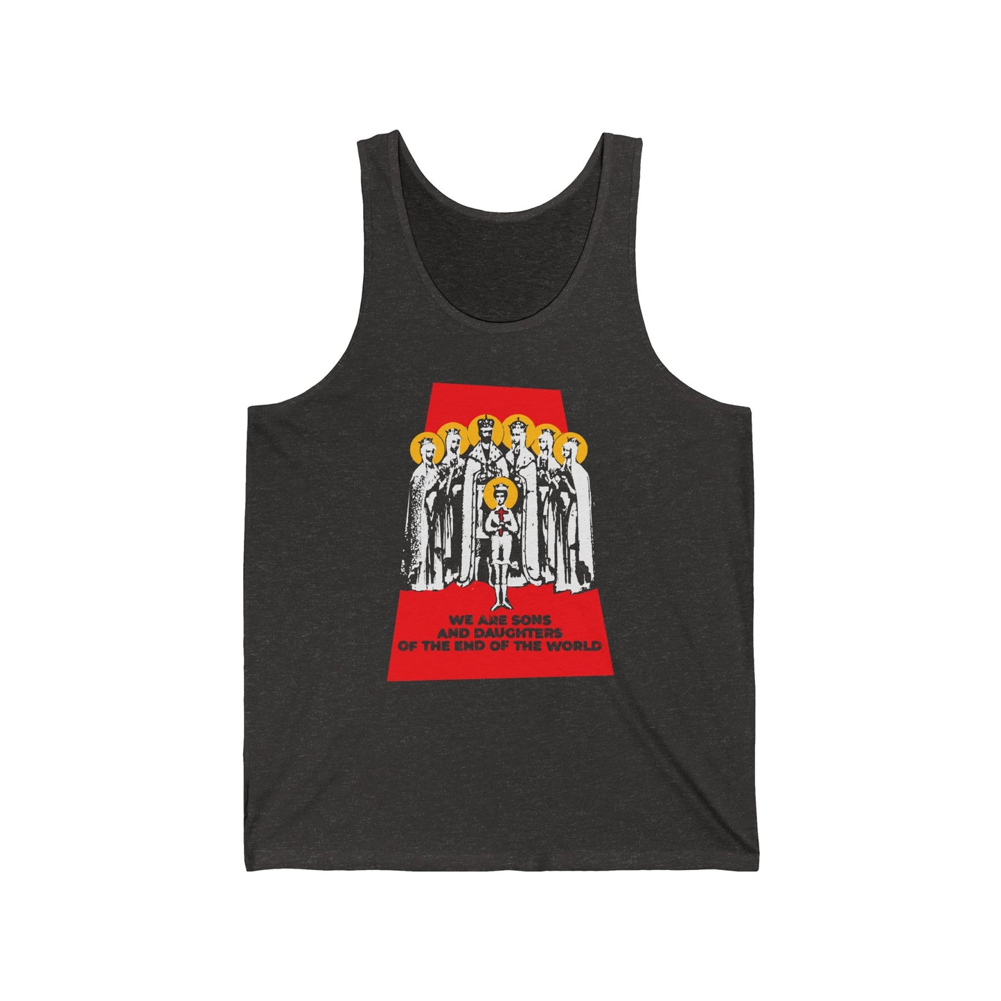 We Are Sons and Daughters of the End of the World (Royal Martyrs of Russia) No. 1 | Orthodox Christian Jersey Tank Top / Sleeveless Shirt