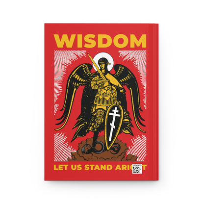 Wisdom: Let Us Stand Aright (Archangel Michael) No.1 | Orthodox Christian Accessory | Hardcover Journal