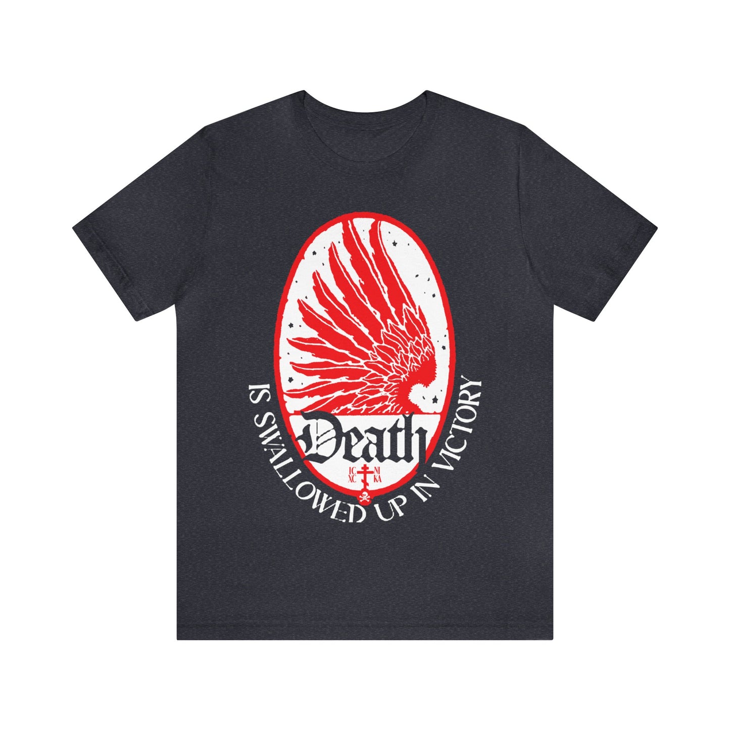 Death is Swallowed Up In Victory No. 3 (1 Cor 15:54) | Orthodox Christian T-Shirt