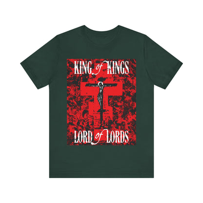 King of Kings, Lord of Lords (Jesus Christ Crucifix IconoGraphic) No. 1 | Orthodox Christian T-Shirt
