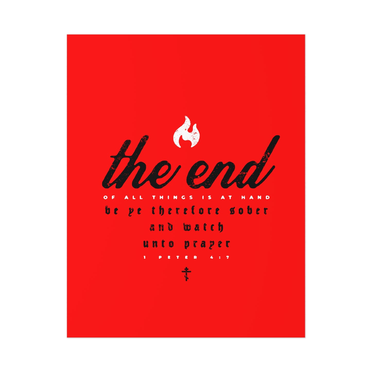 The End of All Things No. 5A | Orthodox Christian Art Poster