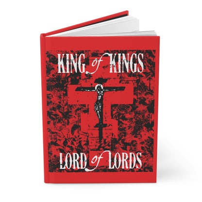 King of Kings, Lord of Lords (Jesus Christ Crucifix IconoGraphic) No. 1 | Orthodox Christian Hardcover Blank Journal