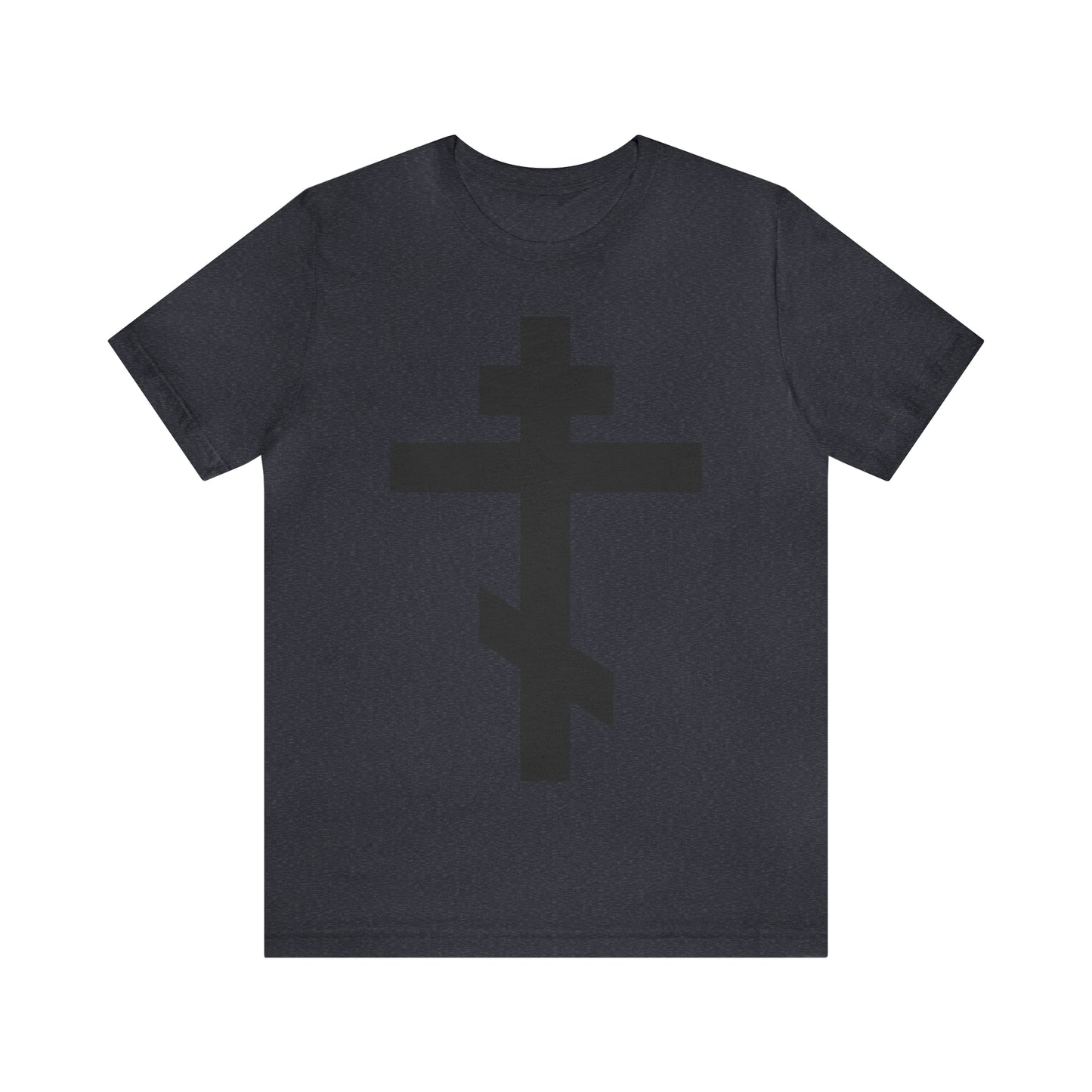 Simple Orthodox Cross (Dark Gray) No. 1 | Orthodox Christian T-Shirt