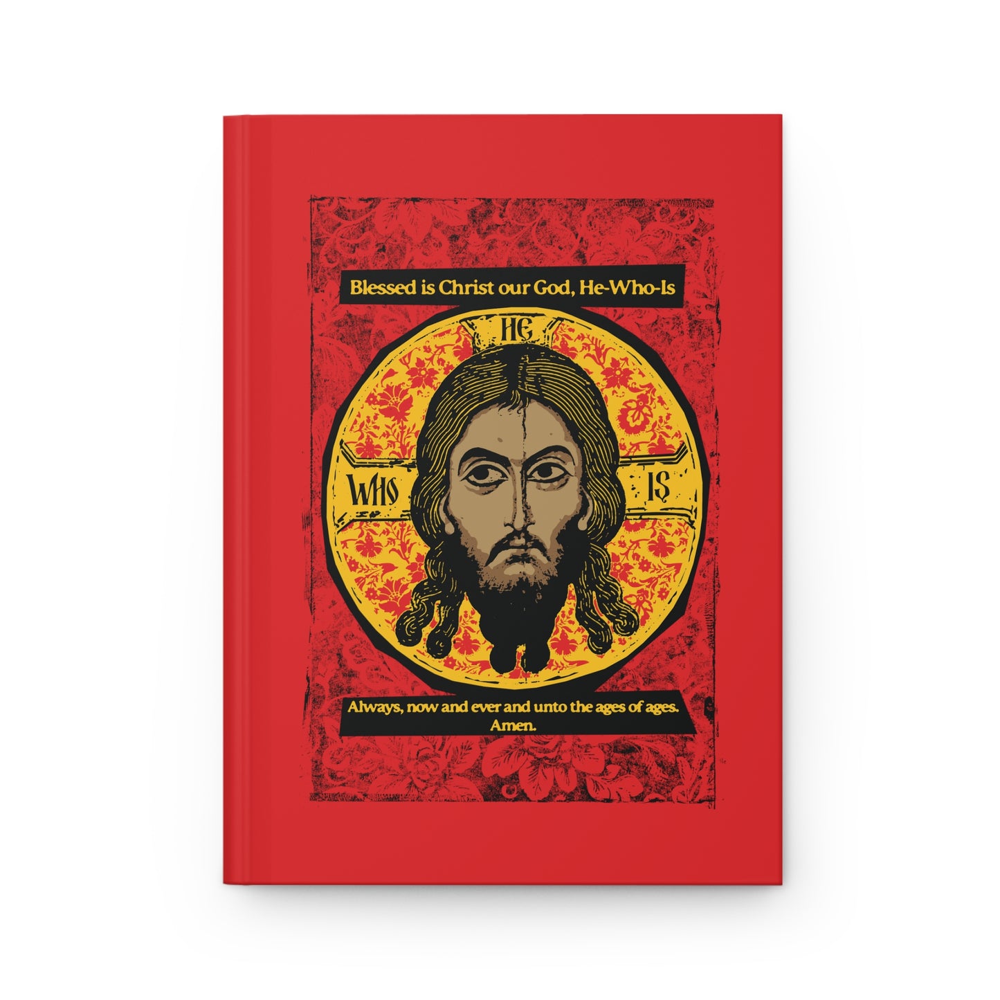 Icon Made-Without-hands (Mandylion/Image of Edessa) IconoGraphic No. 1 | Orthodox Christian Accessory | Hardcover Journal