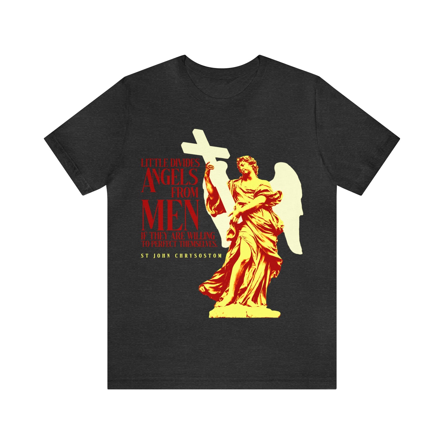 Little Divides Angels from Men No. 1 | Orthodox Christian T-Shirt