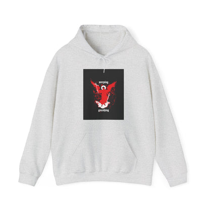 Weeping and Gnashing (Matthew 13:41, Apocalypse Angel IconoGraphic) No. 1 | Orthodox Christian Hoodie