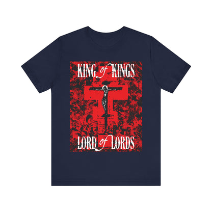 King of Kings, Lord of Lords (Jesus Christ Crucifix IconoGraphic) No. 1 | Orthodox Christian T-Shirt