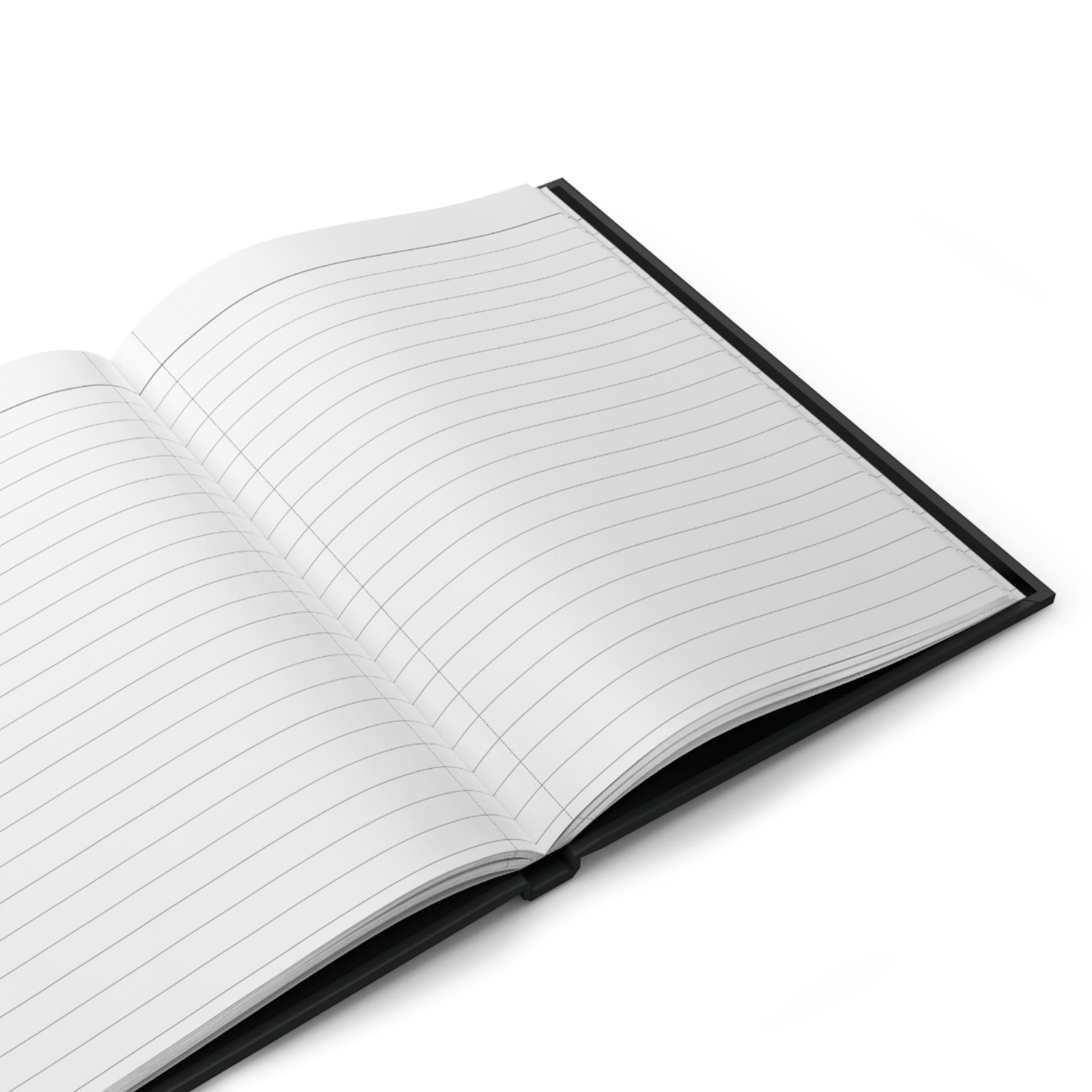 Open the Remember You Will Die journal, featuring a retro medical textbook heart design and inverted shadows on a black hardcover, perfect for capturing thoughts or quotes from Orthodox Christian Holy Fathers.