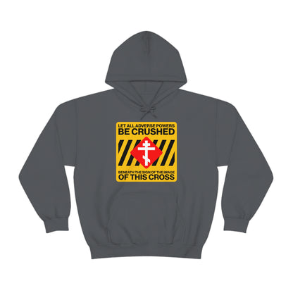 Let All Adverse Powers Be Crushed No. 1  | Orthodox Christian Hoodie / Hooded Sweatshirt