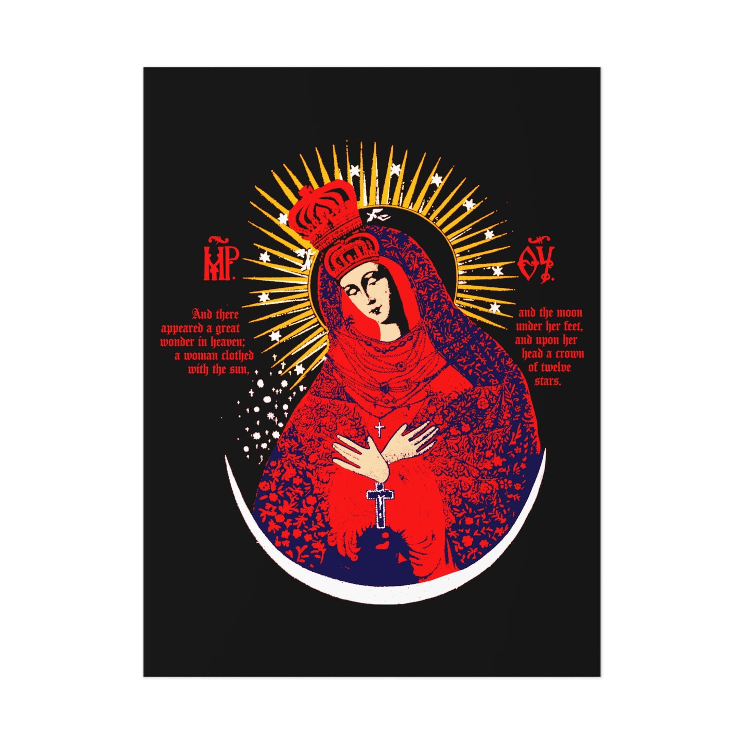 Our Lady the Gate of Dawn No. 1 | Orthodox Christian Art Poster