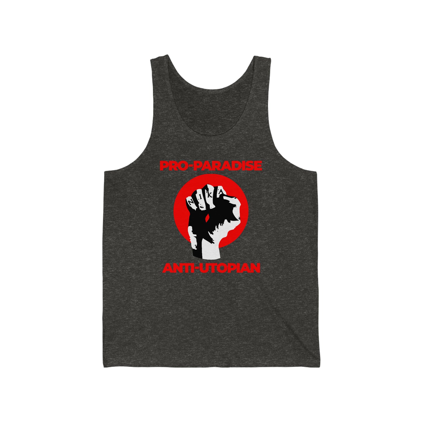 Pro-Paradise Anti-Utopian No. 1 | Orthodox Christian Jersey Tank Top / Sleeveless Shirt