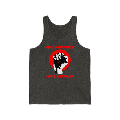 Pro-Paradise Anti-Utopian No. 1 | Orthodox Christian Jersey Tank Top / Sleeveless Shirt