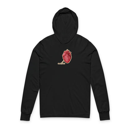 Remember You Will Die Retro Medical Textbook Heart Design | Orthodox Long Sleeve Hooded Shirt