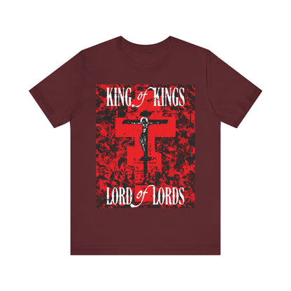 King of Kings, Lord of Lords (Jesus Christ Crucifix IconoGraphic) No. 1 | Orthodox Christian T-Shirt
