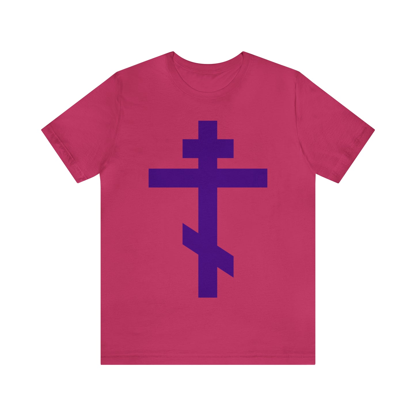 Simple Orthodox Cross (Purple) No. 1 | Orthodox Christian T-Shirt