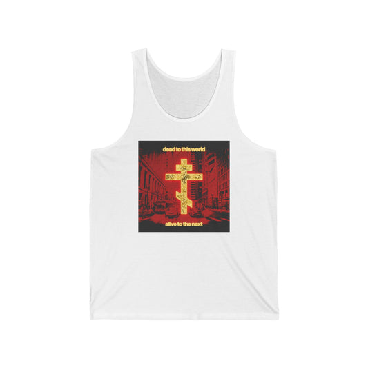 Dead to This World No. 4 | Orthodox Christian Jersey Tank Top / Sleeveless Shirt