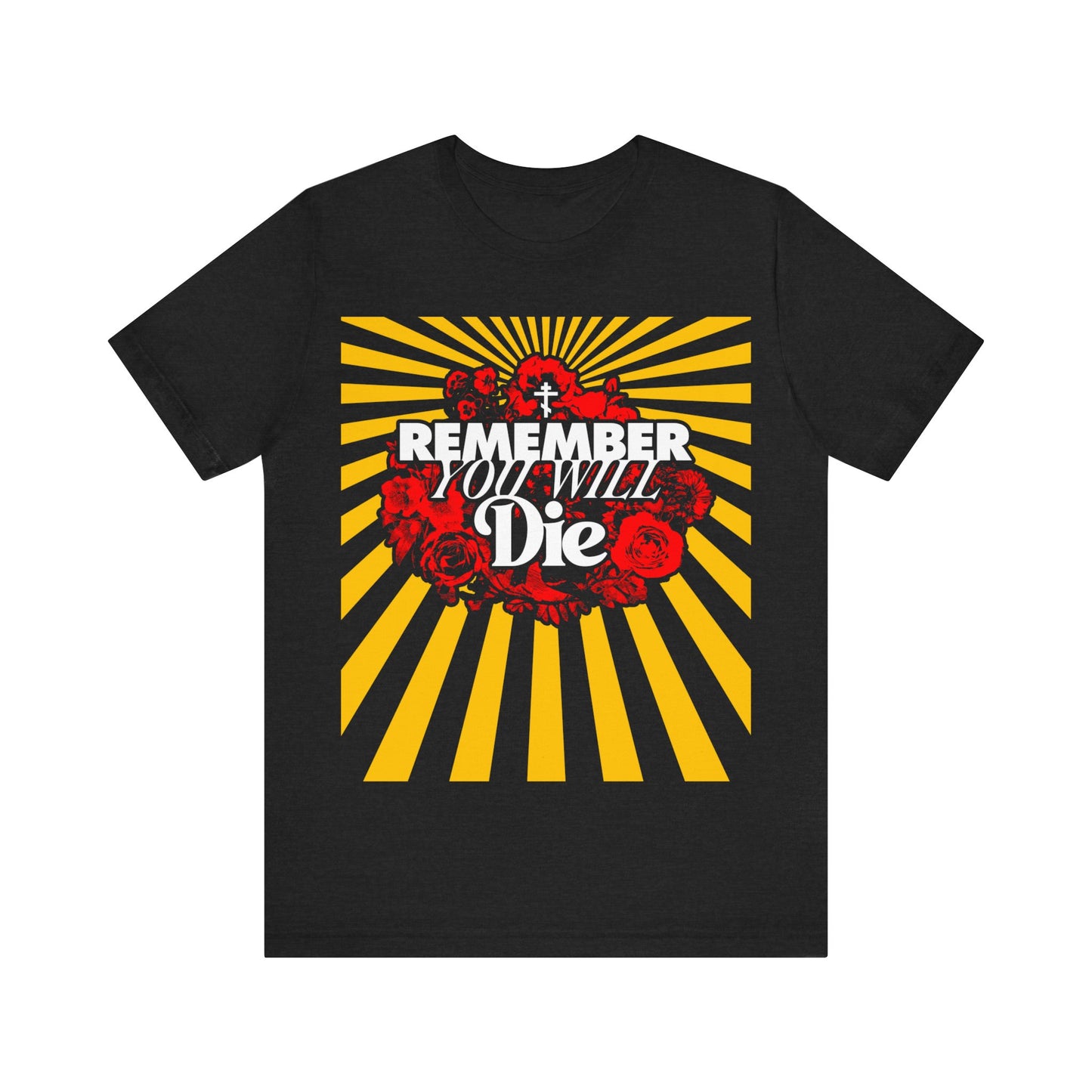 Remember You Will Die Floral Design No. 2 | Orthodox Christian T-Shirt