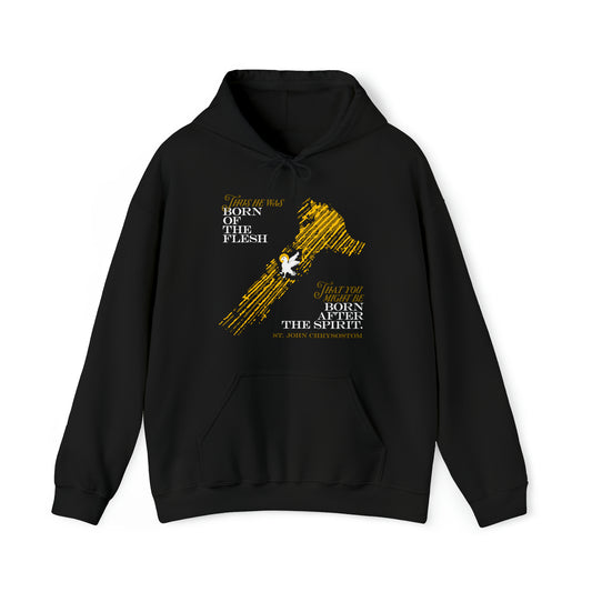 Thus He Was Born of the Flesh No. 1 | Orthodox Christian Hoodie / Hooded Sweatshirt