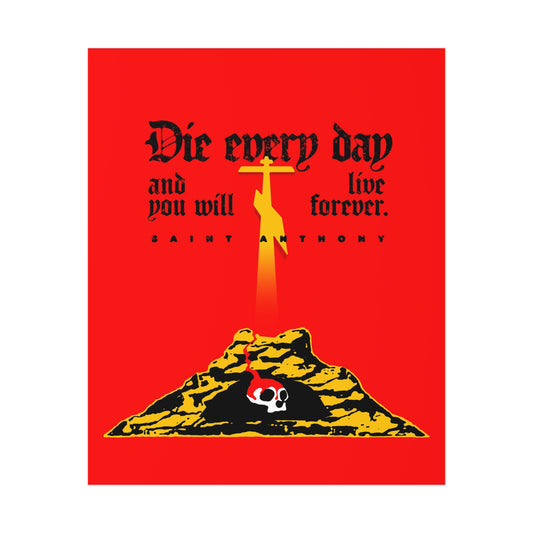 Die Every Day (St Anthony) No. 1 | Orthodox Christian Art Poster