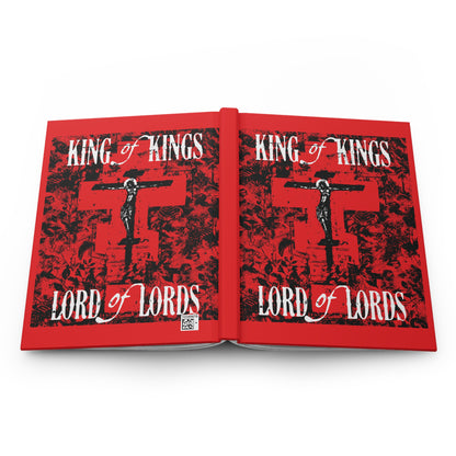 King of Kings, Lord of Lords (Jesus Christ Crucifix IconoGraphic) No. 1 | Orthodox Christian Hardcover Blank Journal
