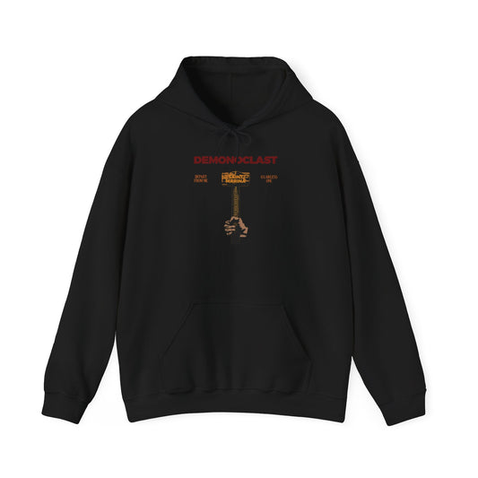 Demonoclast | St. Marina's Hammer | NIKA Fist | Christ Conquers | Demon Smasher | Unseen Warfare | Christian Martyrdom | Orthodox Hoodie
