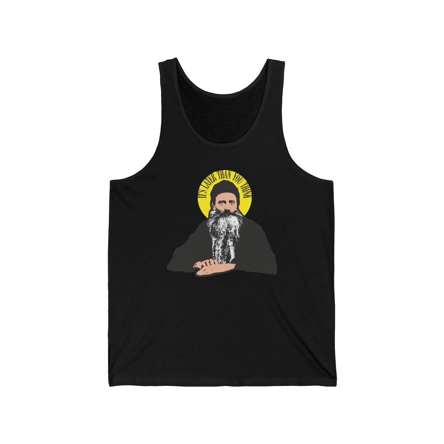 It's Later Than You Think No. 5 (Fr Seraphim Rose) | Orthodox Christian Jersey Tank Top / Sleeveless Shirt