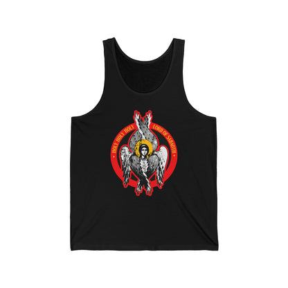 Holy Holy Holy No. 4 (Seraphim IconoGraphic) | Orthodox Christian Jersey Tank Top / Sleeveless Shirt