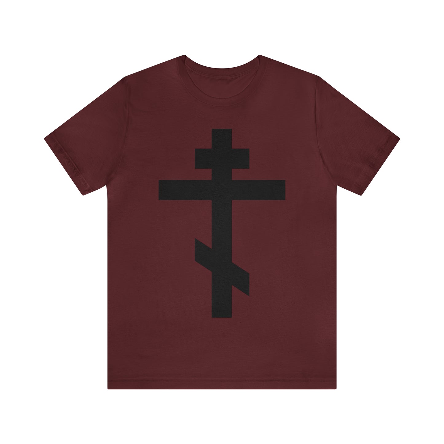 Simple Orthodox Cross (Black) No. 1 | Orthodox Christian T-Shirt