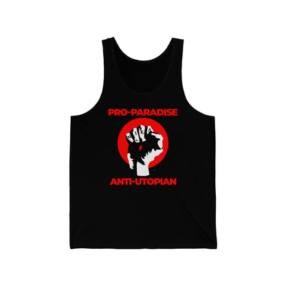 Pro-Paradise Anti-Utopian No. 1 | Orthodox Christian Jersey Tank Top / Sleeveless Shirt