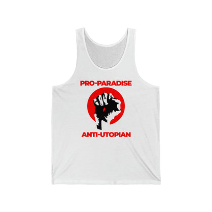 Pro-Paradise Anti-Utopian No. 1 | Orthodox Christian Jersey Tank Top / Sleeveless Shirt