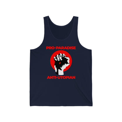 Pro-Paradise Anti-Utopian No. 1 | Orthodox Christian Jersey Tank Top / Sleeveless Shirt