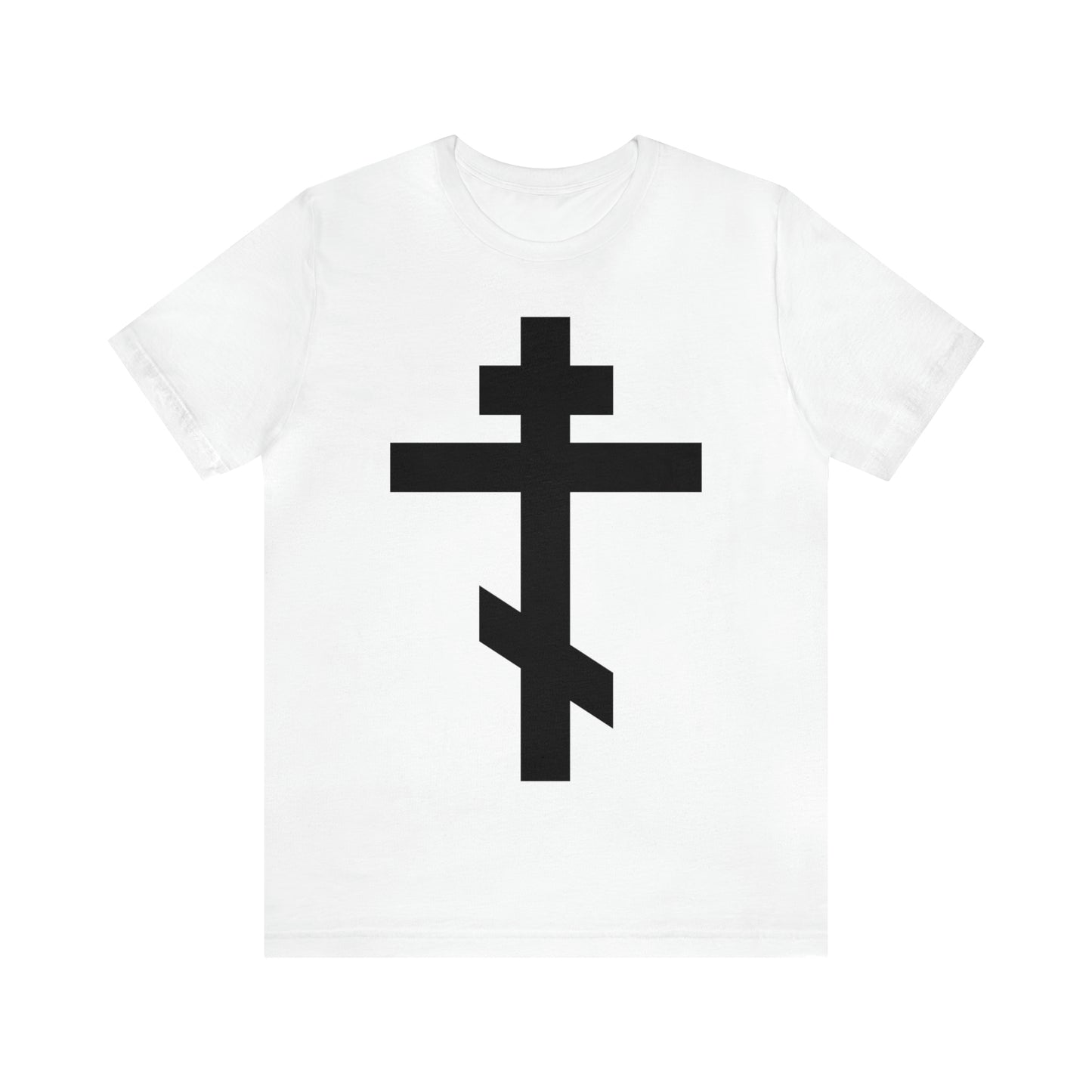Simple Orthodox Cross (Black) No. 1 | Orthodox Christian T-Shirt