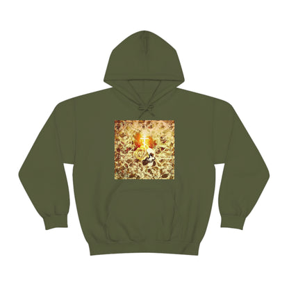 Art Cross: Rose & Skull No. 1 | Orthodox Christian Hoodie / Hooded Sweatshirt