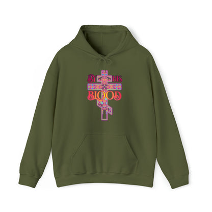 By His Blood Cross No. 1 | Orthodox Christian Hoodie / Hooded Sweatshirt