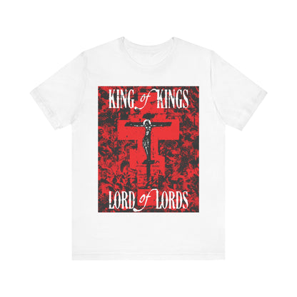 King of Kings, Lord of Lords (Jesus Christ Crucifix IconoGraphic) No. 1 | Orthodox Christian T-Shirt