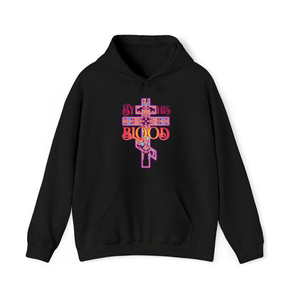 By His Blood Cross No. 1 | Orthodox Christian Hoodie / Hooded Sweatshirt