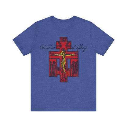 The Lord of Glory | Russian Golgotha Crucifix IconoGraphic | 1 Corinthians 2:8 | Orthodox Christian T-Shirt