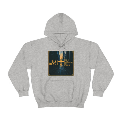 Take Heart, For I Have Overcome the World No. 1 | Orthodox Christian Hoodie / Hooded Sweatshirt