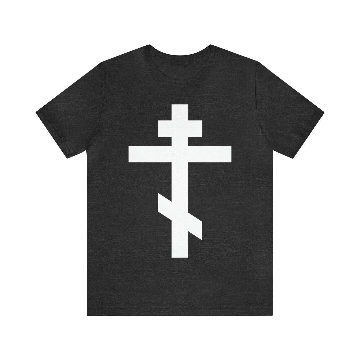 Simple Orthodox Cross (White) No. 1 | Orthodox Christian T-Shirt