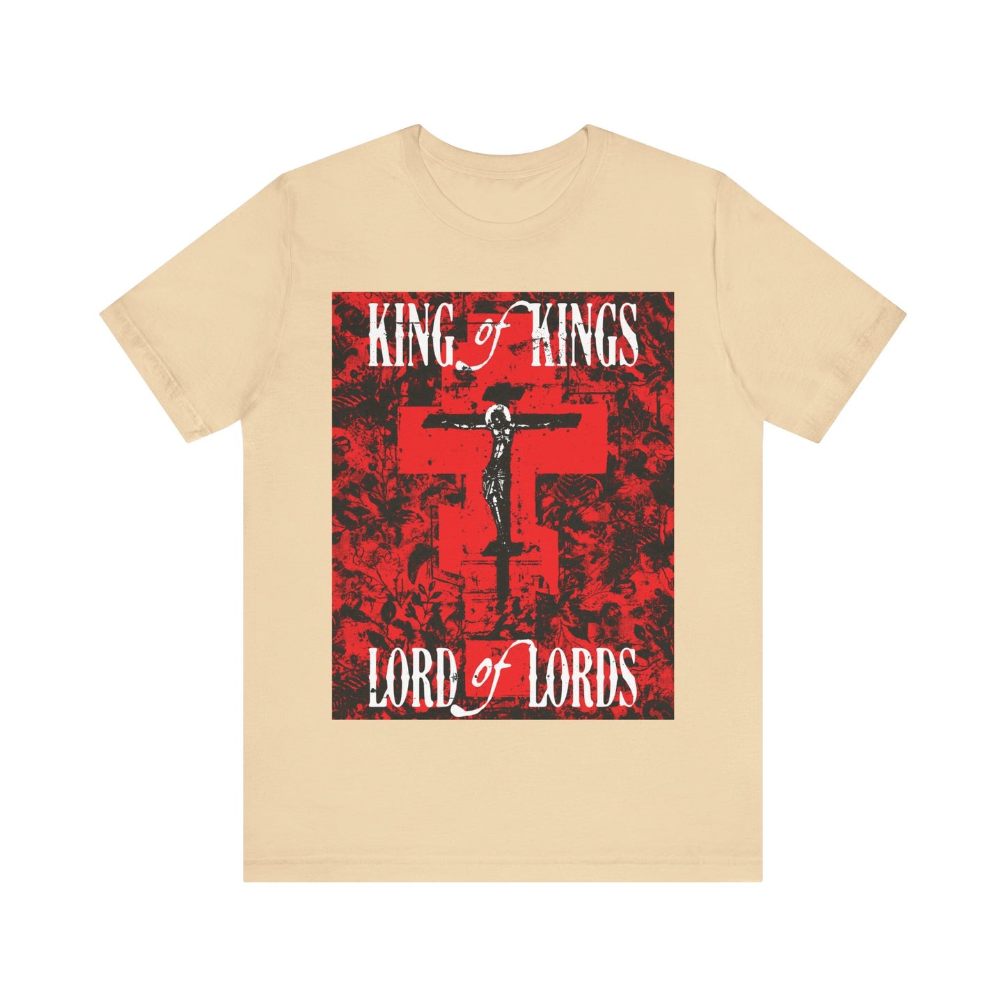 King of Kings, Lord of Lords (Jesus Christ Crucifix IconoGraphic) No. 1 | Orthodox Christian T-Shirt