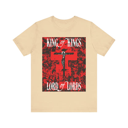 King of Kings, Lord of Lords (Jesus Christ Crucifix IconoGraphic) No. 1 | Orthodox Christian T-Shirt