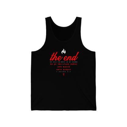 The End of All Things No. 5 | Orthodox Christian Jersey Tank Top / Sleeveless Shirt